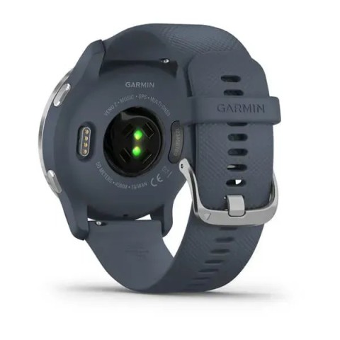 Смарт-часы Garmin Venu 2 гранитно-синие с серебристым безелем
