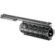 Цевье FAB Defense для вывеш. ствола AR15 алюминий, 4 планки. ц:black