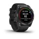 Смарт-часы Garmin fenix 7X Pro Solar Edition сланцево-серые с черным ремешком