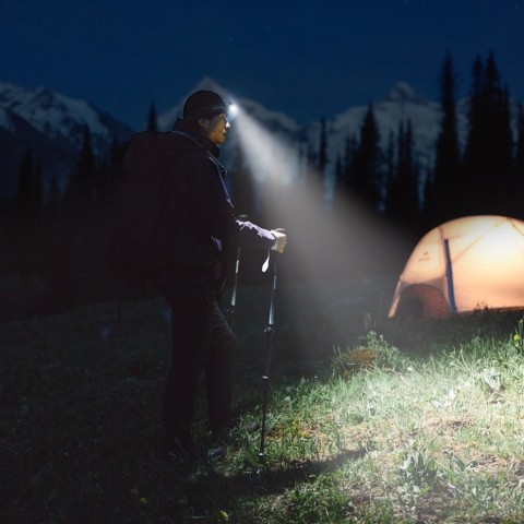 Ліхтар налобний Naturehike CNK2450ZM010, коричневий