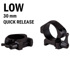 Кріплення для прицілу KONUS STEEL-QR Швидкоз'ємні кільця 30мм (низькі)