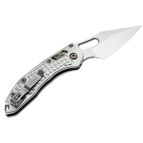 Нож Microtech Stitch Ram-Lok Marfione Select Stnwsh Frag Ti w/flamed Ti Brnz Dbl Vapor