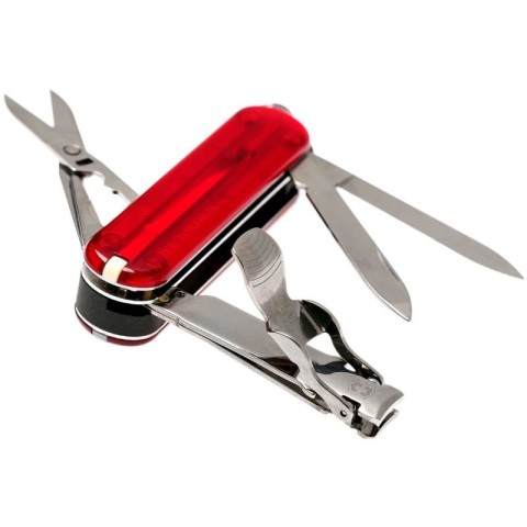 Ніж Victorinox NailClip 580 лезо 65мм,8функ,черв.проз