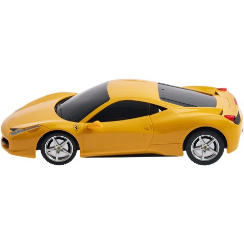 Машинка Rastar Ferrari 458 Italia 1:24 ц:желтый