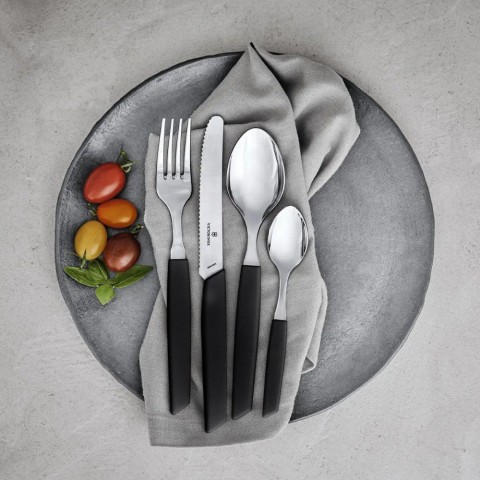 Кухонна виделка Victorinox Swiss Modern Table 20см з черн. ручкою
