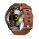 Смарт-часы Garmin D2 Delta с коричневым кожаным ремешком для авиаторов