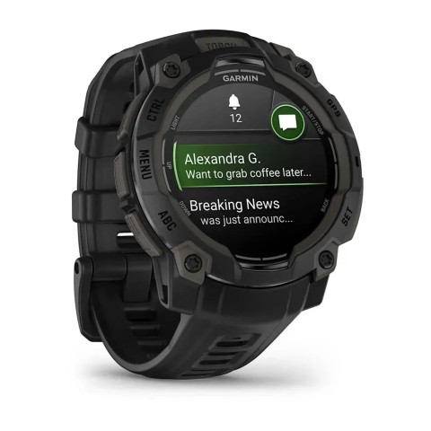 Смарт-годинник Garmin Instinct 3 (45 мм) AMOLED чорний