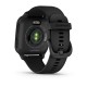 Смарт-годинник Garmin Venu Sq 2 Music Edition чорний з грифельним безелем