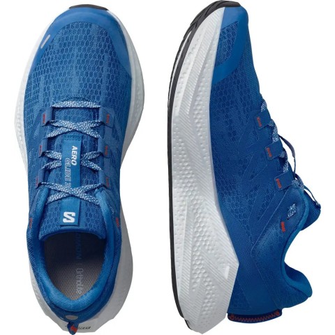 Кроссовки Salomon outdoor AERO GLIDE 3 9 French Blue/White/Cherry Tomato