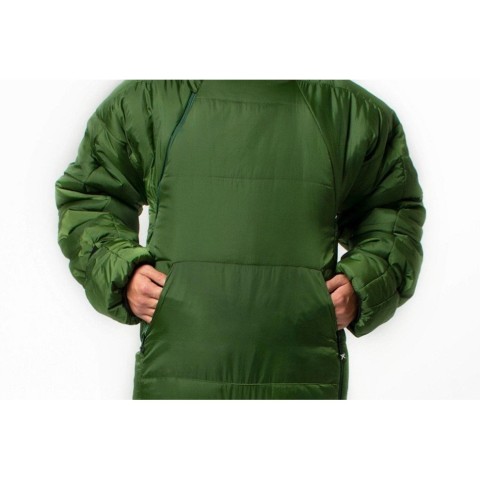 Спальний мішок, що надівається Selkbag ORIGINAL, розмір XL, зелений