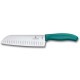 Ніж-сантоку Victorinox SWISS CLASSIC 17см рифл зелений 6.8524.17C1B