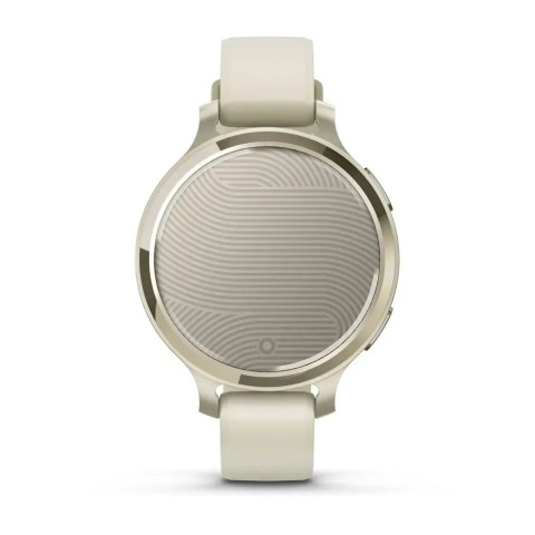 Смарт-годинник Garmin Lily 2 Active місячне золото із силіконовим ремінцем кольору слонова кістка
