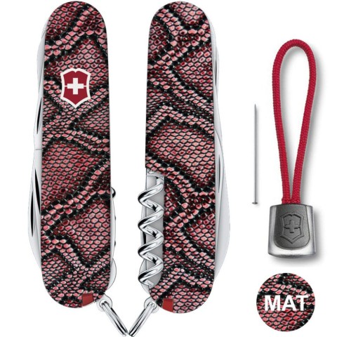Ніж Victorinox Huntsman Design 91мм,15функ ,Принт Шкіра пітона