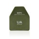 Керамічні бронеплити 5-го класу. Вага 3,38 кг.Розмір XL. Карбід кремнію
