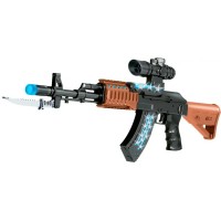 Автомат свето-звуковой ZIPP Toys AK47. Цвет - черный