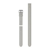 Ремешки для часов Garmin QuickFit 20 силиконовые, туманно-серый (из 3 частей для дайвинга)