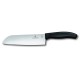 Нож кухонный Victorinox SwissClassic Santoku 17 см, черный, блистер