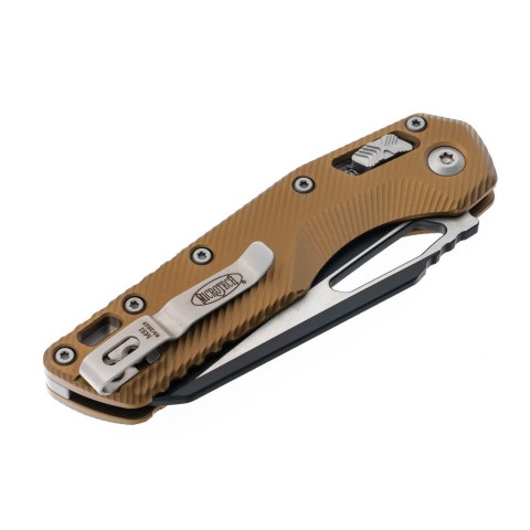 Нож Microtech MSI SE, fluted black, алюминий, tan