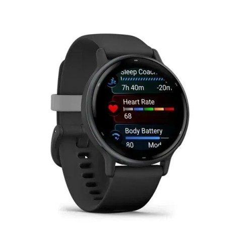 Смарт-годинник Garmin vivoactive 5 чорний зі сланцевим безелем