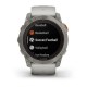Смарт-часы Garmin fenix 7X Pro Sapphire Solar Edition титановые с туманно-серым/темно-оранжевым ремешком