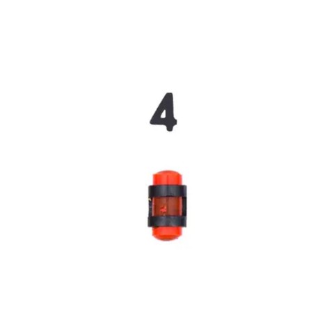 Мушка MEGAline 180/4 D. 2,6. Колір - червоний