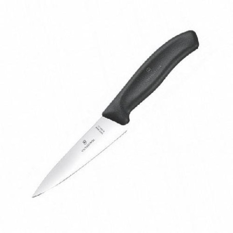Кухонний ніж Victorinox SwissClassic Carving лезо 15см з чорн. ручкою (блістер)