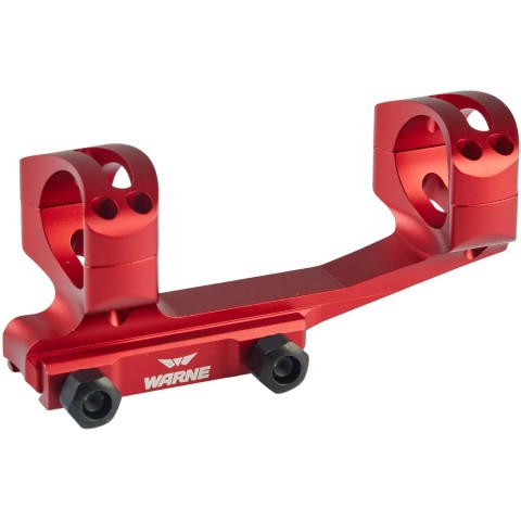 Моноблок Warne Skeleton Mount Gen2 30 мм Weaver Offset ц:red