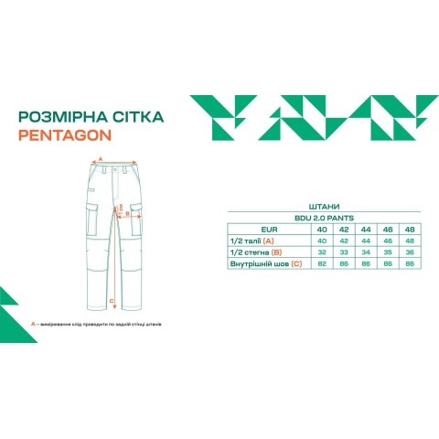 Штани Pentagon BDU 2.0 42 Cinder Grey
