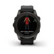 Смарт-часы Garmin fenix 7S Pro Sapphire Solar Edition карбоново-серые титановые DLC с черным ремешком