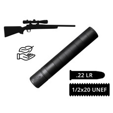 Глушник розбірний AFTactical S39, .22LR, 1/2x20 UNEF