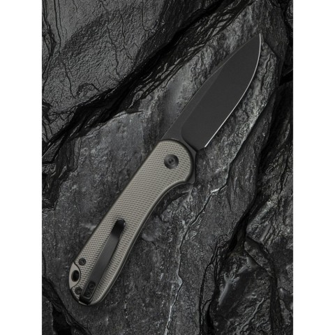 Ніж складаний кишеньковий Civivi Elementum II, (7.5 см) Nitro-V / Aluminum сірий