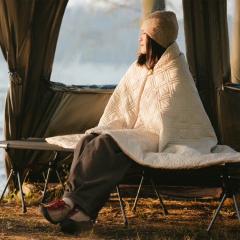 Ковдра з підігрівом Naturehike CNK2450PJ015, 70х150 см, бежева