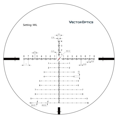 Прицел оптический Vector Optics Continental 5-30x56 (34mm) illum. FFP Tactical
