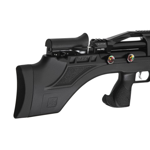 Пневматична Редукторна PCP гвинтівка  Aselkon MX7 Black  кал. 4.5