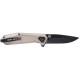 Ніж Real Avid RAV-3, Black Oxide, Aluminum + SS beige