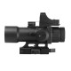Прицел 3,5X32 CPO с креплением Micro Red Dot Weaver-Picatinny NcS USA