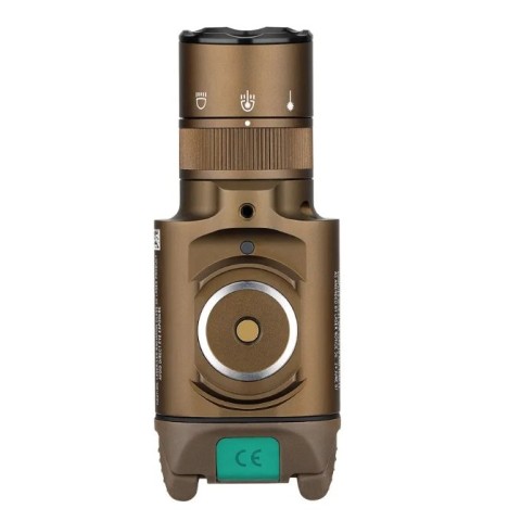 Ліхтар із ЛЦВ Olight Baldr Pro R Green Laser Desert Tan