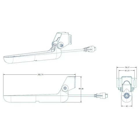 Датчик Lowrance Eagle TripleShot HD Skimmer XDCR
