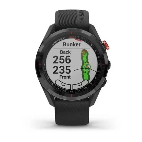 Смарт-часы Garmin Approach S62 с черным ремешком