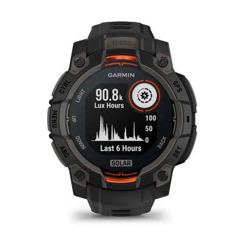 Смарт-часы Garmin Instinct 3 (45 мм) Solar черные