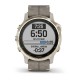 Смарт-часы Garmin fenix 6S Pro Solar Edition светло-золотистые с серым замшевым ремешком
