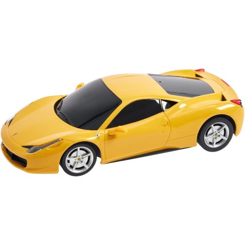 Машинка Rastar Ferrari 458 Italia 1:24 Желтый