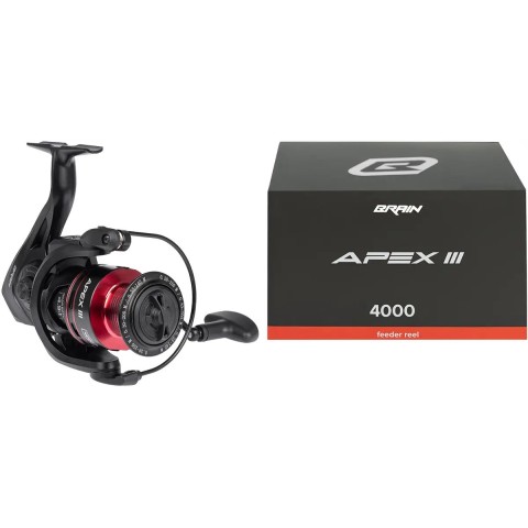 Катушка Brain Apex III Feeder 4000 5+1BB 4.9:1 Black