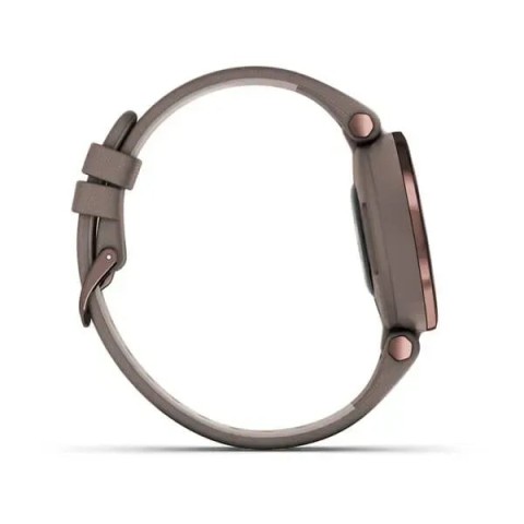 Смарт-часы Garmin Lily Classic с темно-бронзовым безелем, корпусом Paloma и итальянским кожаным ремешком