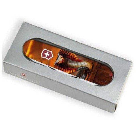 Ніж Victorinox Swiss Army Climber Zodiac Золота дерев'яна змія