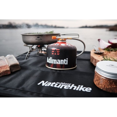 Набір Газовий пальник BRS-73 + Газовий балон різьбовий Adimanti, 230гр