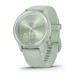 Смарт-часы Garmin vivomove Sport цвета ментола с силиконовым ремешком и серебристыми вставками