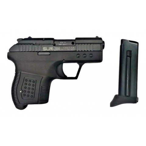 Стартовый пистолет SUR 2004 Black 5+1/9 mm