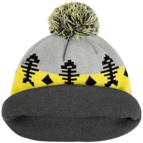 Шапка Select Skeleton 58 gray/yellow