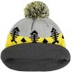 Шапка Select Skeleton 58 gray/yellow